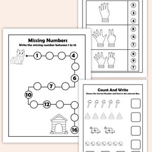 Easy shapes worksheets for kindergarten and preschool printable pack