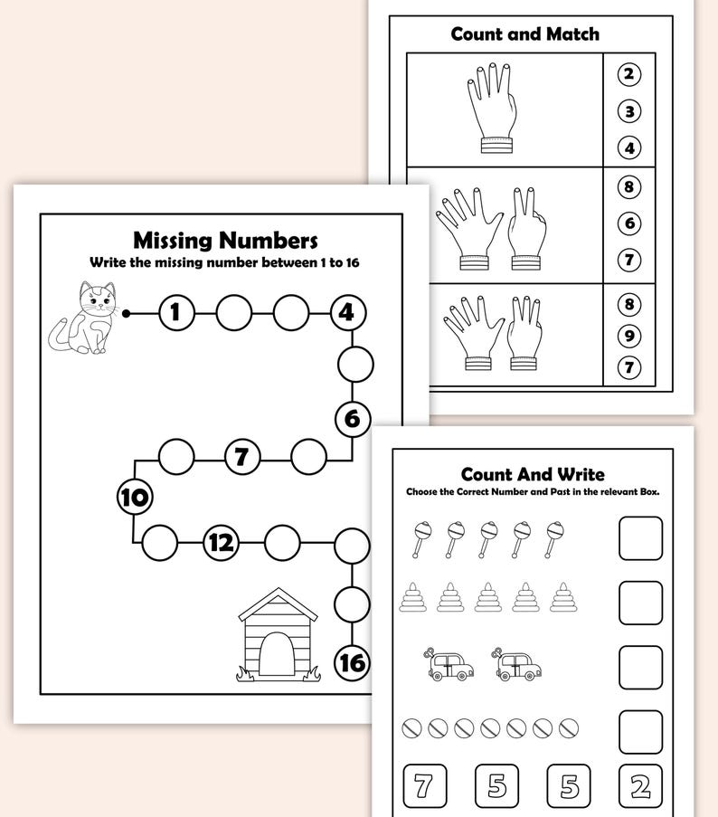 Easy shapes worksheets for kindergarten and preschool printable pack