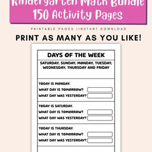 Bold and simple math worksheets for early learners and toddlers