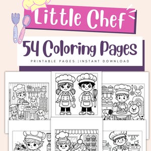 Cooking theme printables for toddlers