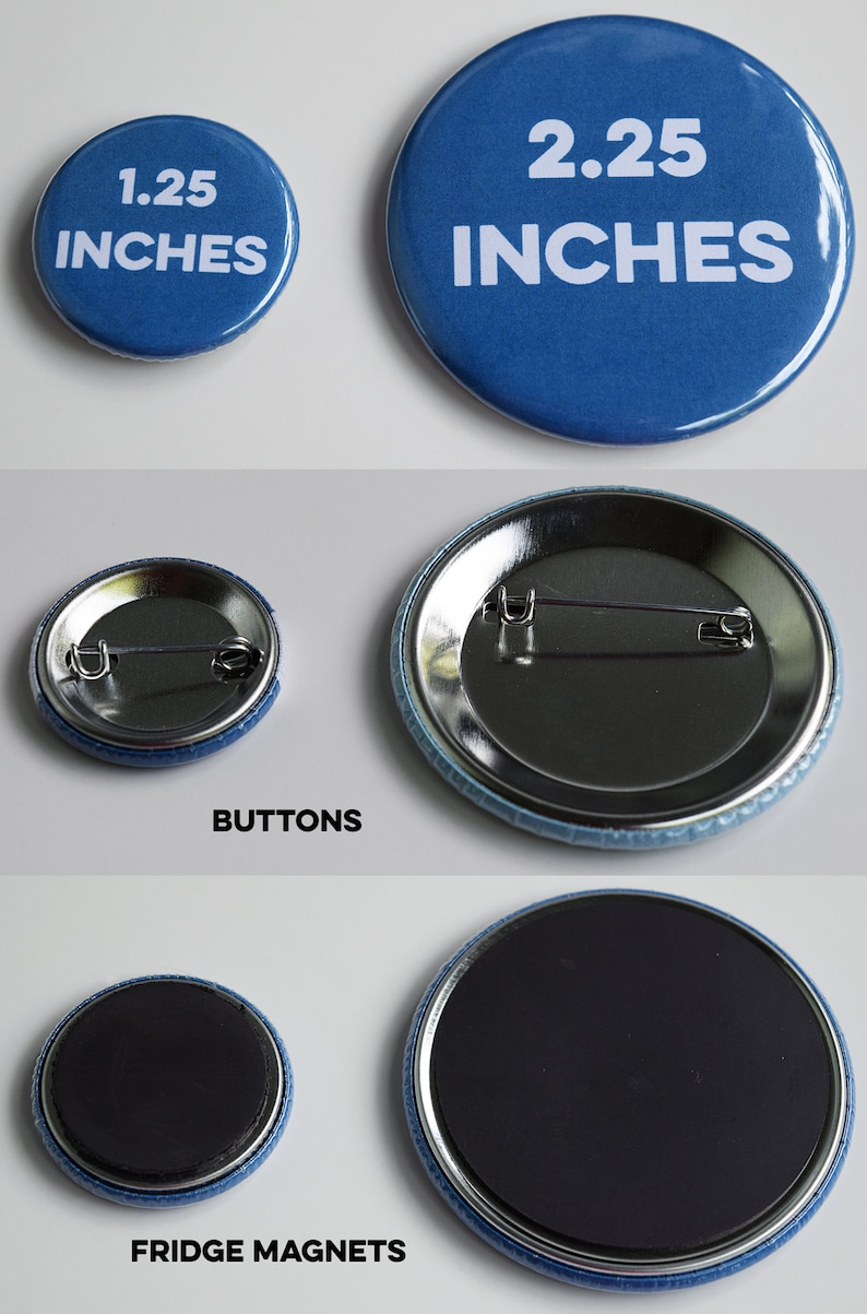 WTF America? Button 1.25" or 2.25" Pinback Pin Button Badge President Campaign Not My President Anti GOP Republican Donald Trump image 2