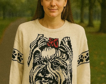 Yorkshire Terrier Yorkie custom knit sweater see details in the listing with all your options