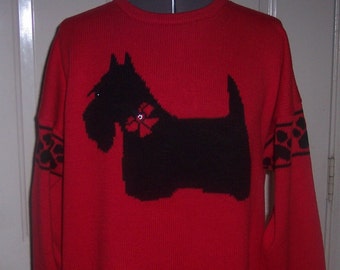 Scottish Terrier custom knit sweater see details in the listing with all your options