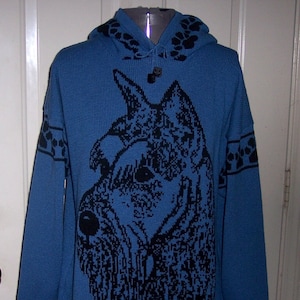 Schnauzer Miniature custom knit sweater see details in the listing with all your options