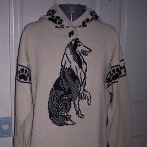 Collie Rough custom knit sweater see details in the listing with all your options
