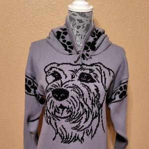 Schnauzer Miniature custom knit sweater see details in the listing with all your options