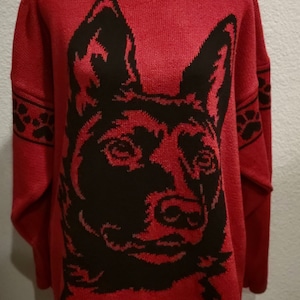 Dutch Shepherd /Belgian  Malinois custom knit sweater see details in the listing with all your options