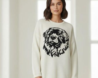 Leonberger sweater custom knit sweater see details in the listing with all your options