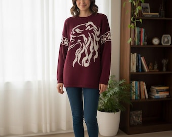 Borzoi Russian Wolfhound custom knit sweater see details in the listing with all your options
