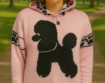 Poodle custom knit sweater see details in the listing with all your options
