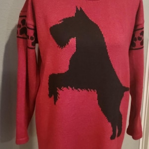 Giant Schnauzer custom knit sweater see details in the listing with all your options