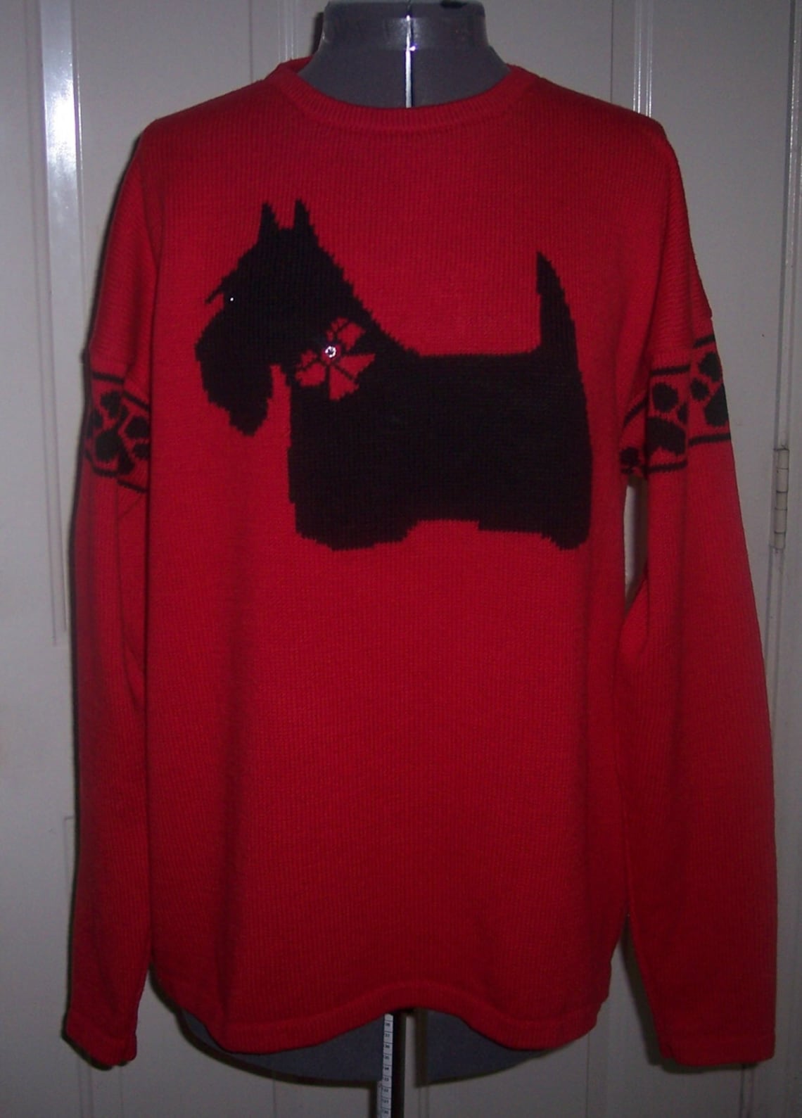 Scottish Terrier Custom Knit Sweater See Details in the Etsy