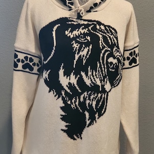 Schnauzer Giant custom knit sweater see details in the listing with all your options