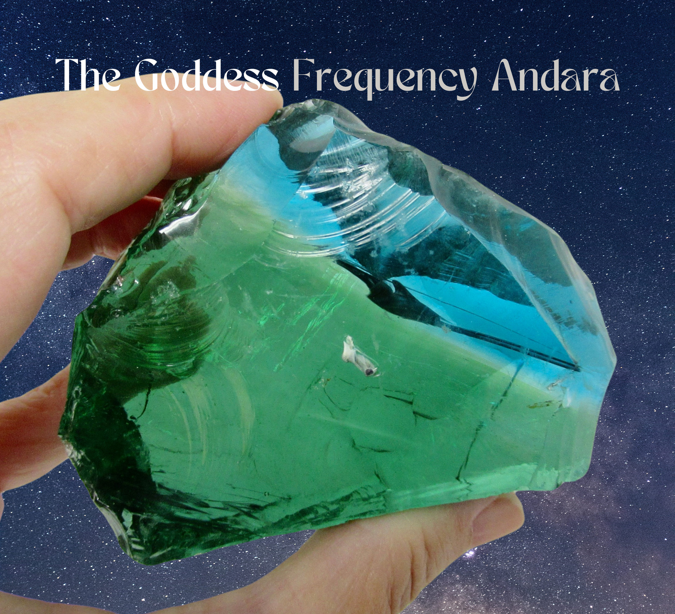 エレスチャルサファイアアンダラ標本：タラグリーンモノアトミック