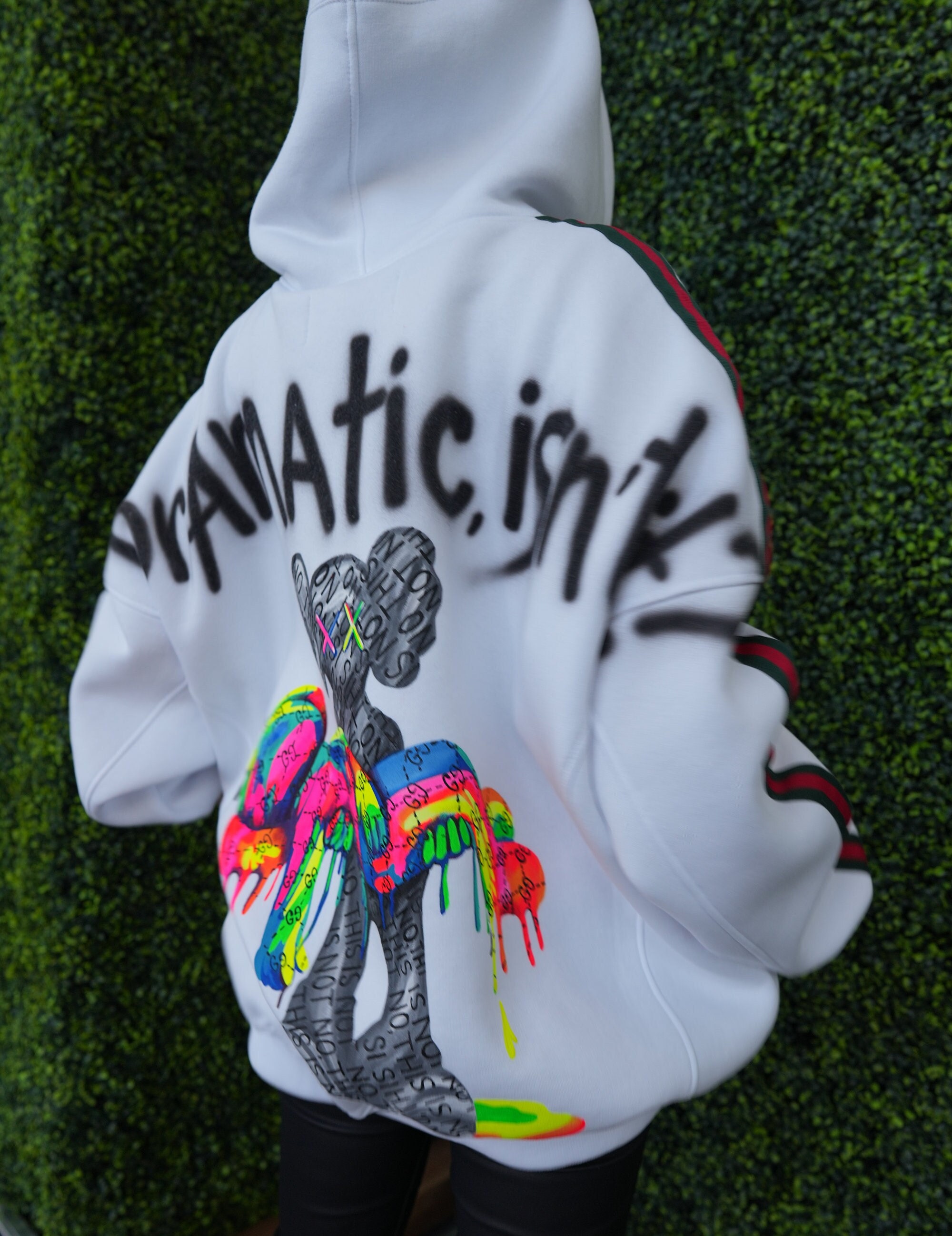 ★Adererror★HAND PAINTING PRINT HOOD SWEATSHIRTS ADER error graphic print hoodie | REVERSIBLE