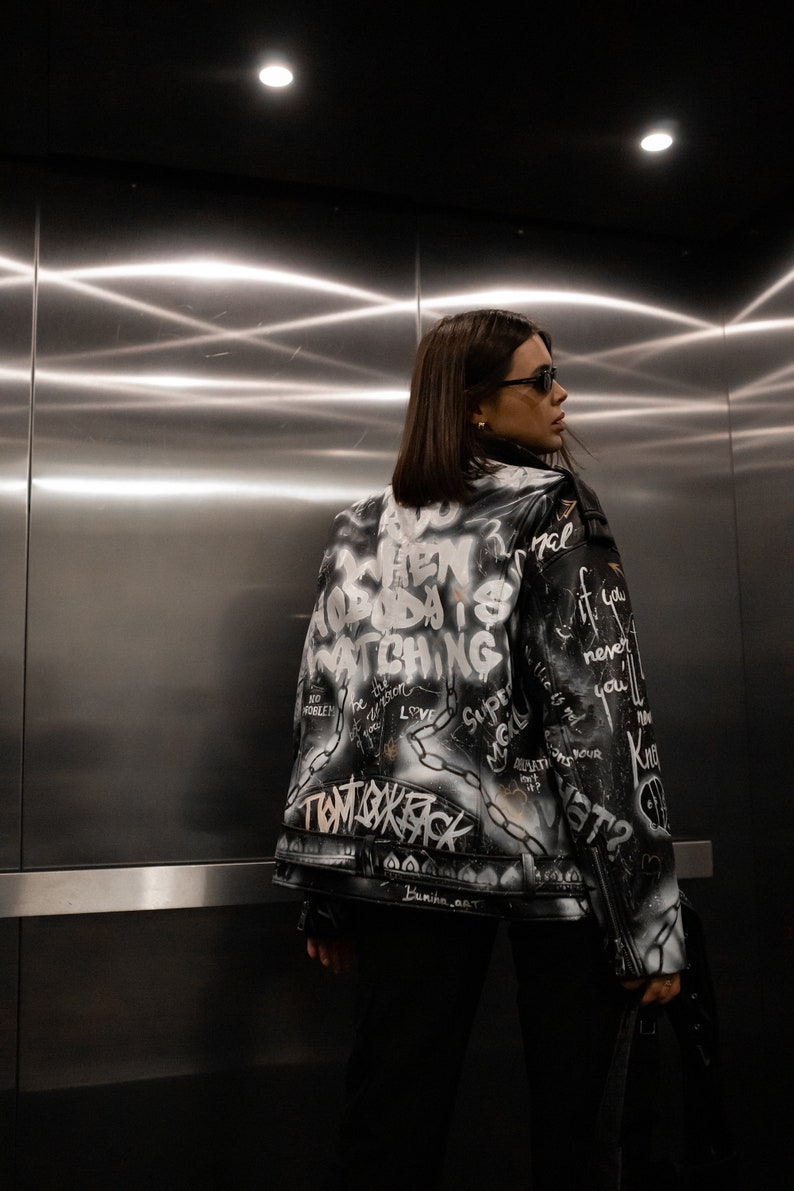 Customized Leather Jacket Etsy Customized leather jacket etsy
