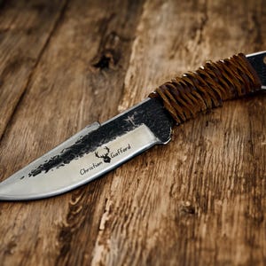 Engraved Pocket Knife for Boyfriend, Personalized Knife for Husband, Hunting Knife, Custom Knife, Boyfriend Gift, Husband Gift, Pocket Knife