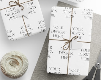 Custom Wrapping Paper, Custom Gift Wrap, Personalized Wrapping Paper, Personalized Gift Wrap, Gift Wrap For Her, Logo Wrapping Paper