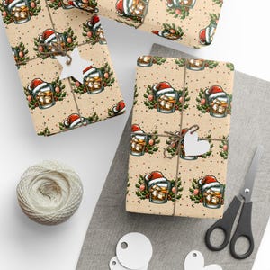 Christmas Whiskey Wrapping Paper, Christmas Whiskey Gift Wrap, Whiskey Lover, Whiskey Drinker, Whisky Wrapping Paper, Gift For Him