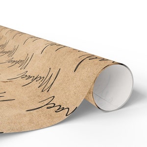 Personalized Wrapping Paper, Custom Wrapping Paper, Personalized Gift Wrap, Name On Wrapping Paper, Gift For Her, Gift For Him image 6