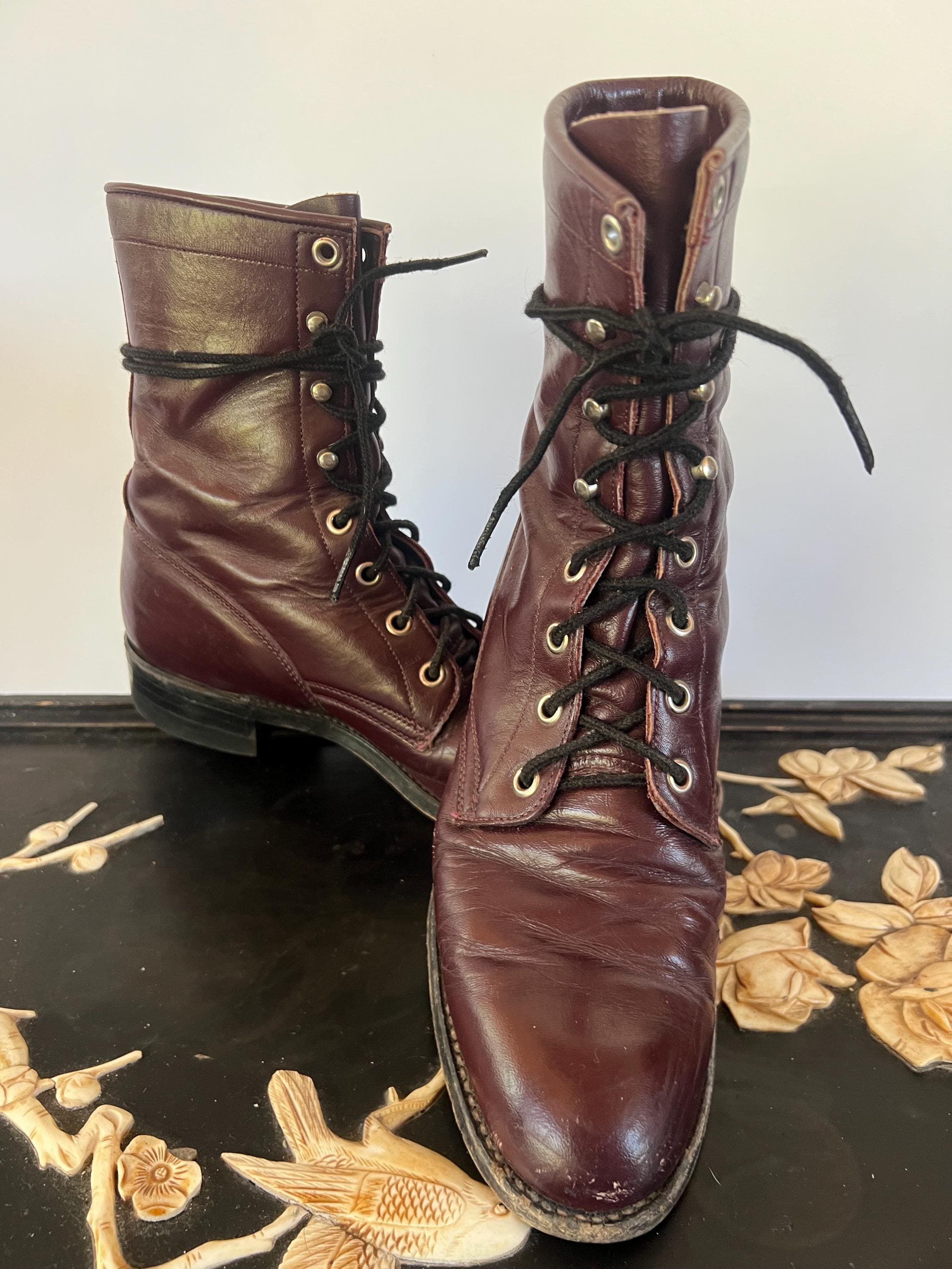 Bottes kiltie Justin 6b pour femmes, cowboy western marron