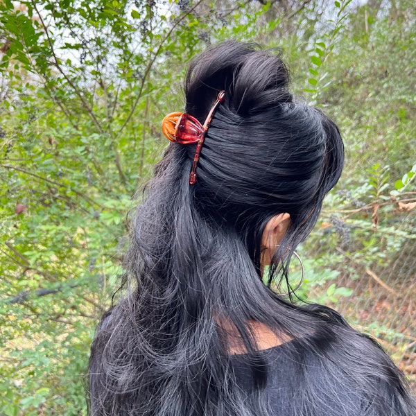 Medusa’s Heirlooms Fine Hair French jaw clip - Eye of Sauron