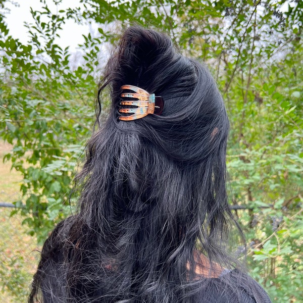 Medusa’s Heirlooms Small French yoga clip - Pink Cloud