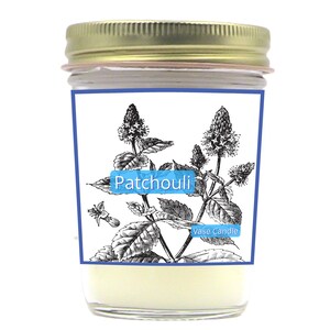 Patchouli Vase Candle - Smells like Patchouli | 50 Hour Burn Time | Fresh Made to Order | Vase Size