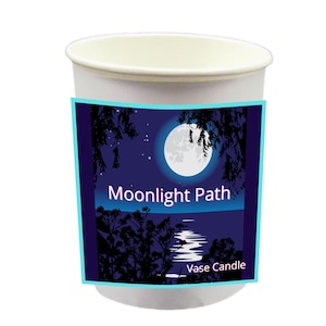 Moonlight Path Vase Candle Refills - Blend of Summer Flowers | 50 Hour Burn Time | Fresh Made to Order