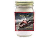Racing Fuel Scented Candle – Motor Oil, Gasoline, 100 Hour Burn