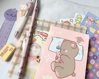 Scrapbooking Set - Kawaii - 13-teiliges Set - Perfektes Geschenk - Geburtstagsfeier Handouts - Journal Versorgung - Zufällig - Niedlich - Cozycuddlez