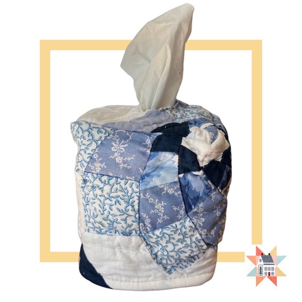 Quilted Tissue Box Covers Etsy