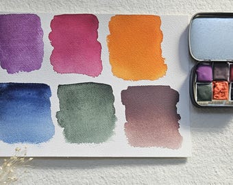 Set Märzen-Magie /Vegane Aquarellfarben