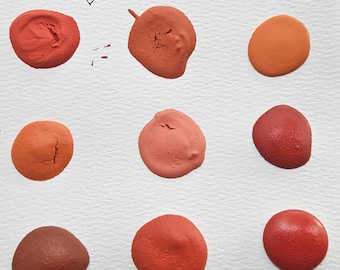 Vegane Aquarellfarbe Blumenschatten