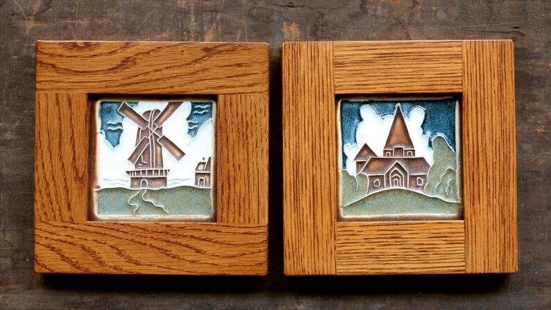 Oak Framed Mission Bungalow Style Wall Decor Dutch House
