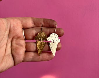 Ice Cream Cone Earrings