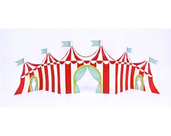 Circus Tent Centerscape by Elizabeth Foster with Hester & Cook
