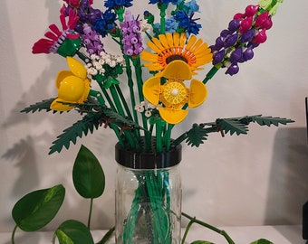 Frog lid for Lego flowers - wide mouth lid