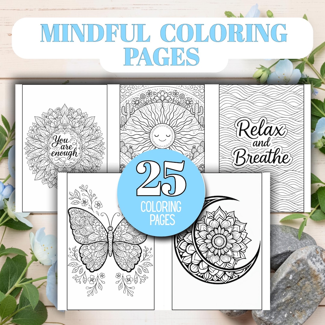 25 Mindful Mandala Coloring Pages for Adults | Calm & Relaxing ...