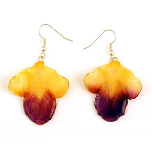 Hanami Orchid Petal Earrings.