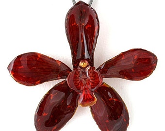 Real Orchid Necklace