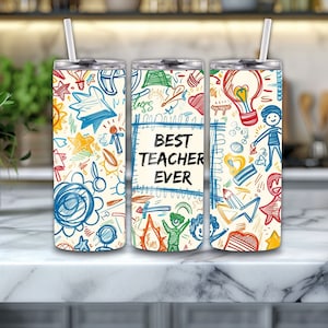 Envoltório de copo do melhor professor de todos os tempos