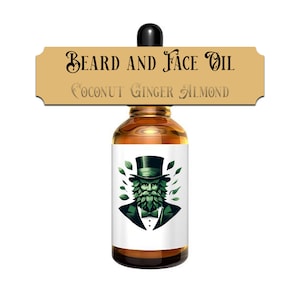 Coconut Ginger Almond Beard and Face Oil - 30ml