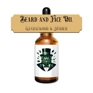 Sandalwood and Amber Beard and Face Oil - 30ml