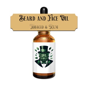Tobacco and Rum Beard and Face Oil - 30ml