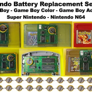 Save Battery Replacement Service Game boy, Pokemon, N64, SNES,& More image 1