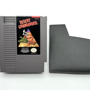 Desert Commander NES Cleaned, Tested, Working.