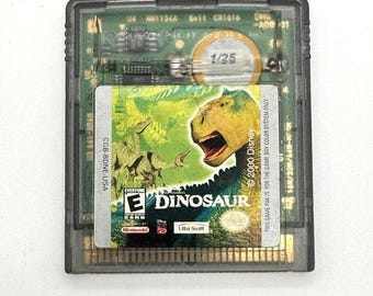 Disney&#39;s Dinosaur (Nintendo Game Boy Color, 2000) - Working Tested - NEW BATTERY