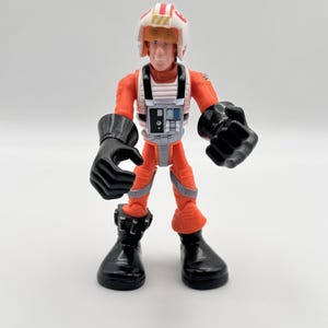 Vintage Star Wars LUKE SKYWALKER 6&quot; Figure 2004 Hasbro Lucas Films Large Hands & Feet