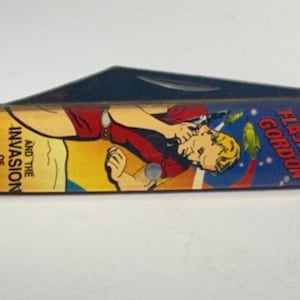 Nóż składany Flash Gordon z lat 90. Inwazja Mongo Nowość w kategorii sztućców Irlandia